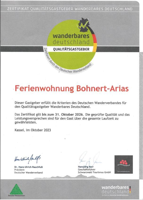 Ferienwohnung Bohnert-Arias 바트 페테르스탈-그리스바흐 외부 사진